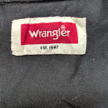 Wrangler Chemise Manche Courte Bleu Marine Petits Carreaux 2XL Une Poche