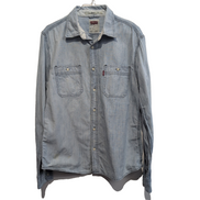 Chemise Levi's bleu jean manches longues taille M #203e