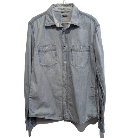Chemise Levi's bleu jean manches longues taille M #203e