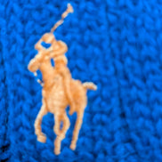 Pull Torsadé POLO Ralph Lauren Maille Dense Bleu Électrique - Taille XL
