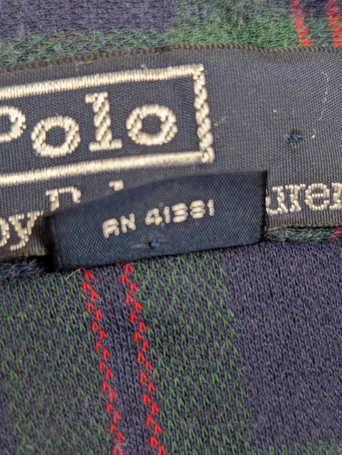 Polo manches courtes Polo Ralph Lauren L carreaux kaki bleu rouge poche coton