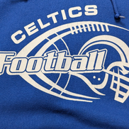 RUSSELL ATHLETIC Sweat à Capuche S Bleu CELTICS Football VINTAGE Hoodie US
