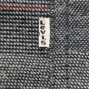 Chemise LEVI'S Flanelle Marine à Rayures Manches Longues Vintage - Taille L