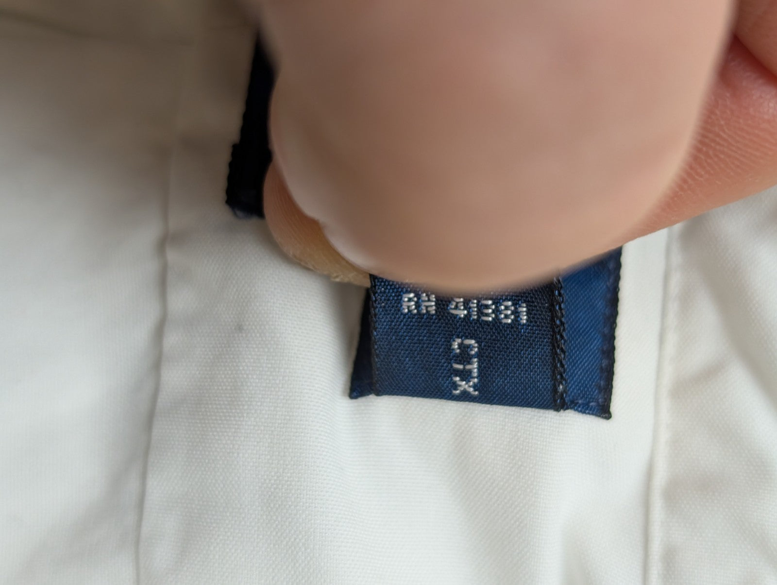 Chemise Polo Ralph Lauren Shirt XL Blake Blanche Manches Courtes Button Down
