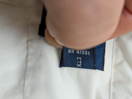 Chemise Polo Ralph Lauren Shirt XL Blake Blanche Manches Courtes Button Down