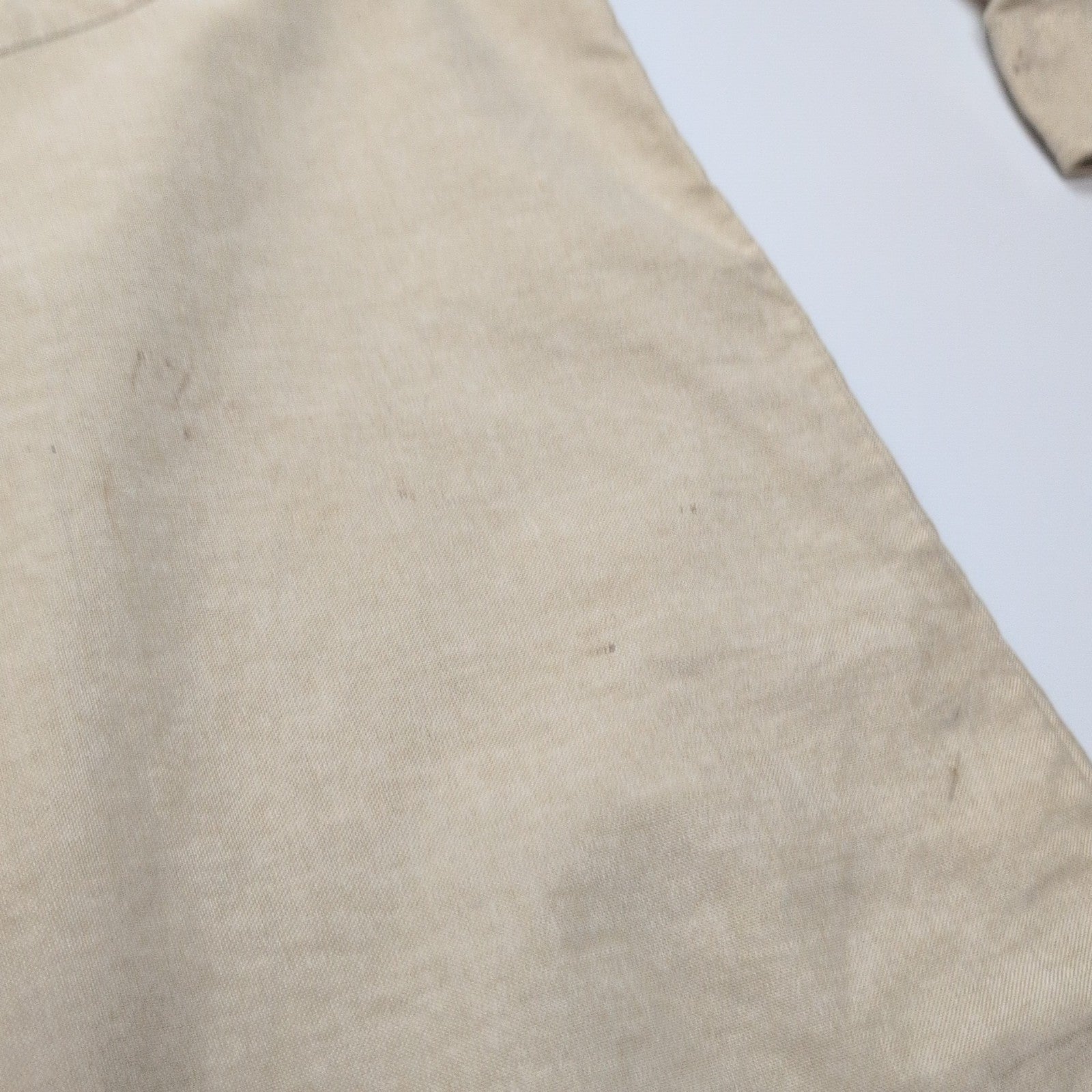 Chemise Dickies XL XXL Beige Oxford 65% Coton Poche Logo Manches Longues