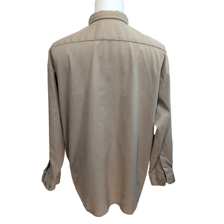 Chemise Dickies XL Beige Workwear Coton Polyester Poches Boutonnées