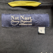 Chemise Hawaïenne NAT NAST 100% Soie Noir & Crème - Taille L
