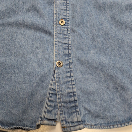 Harley Davidson chemise jean bleu biker blues made in USA XL rare