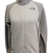 Veste Polaire femme THE NORTH FACE Epaisse Blanc & Gris - Taille S