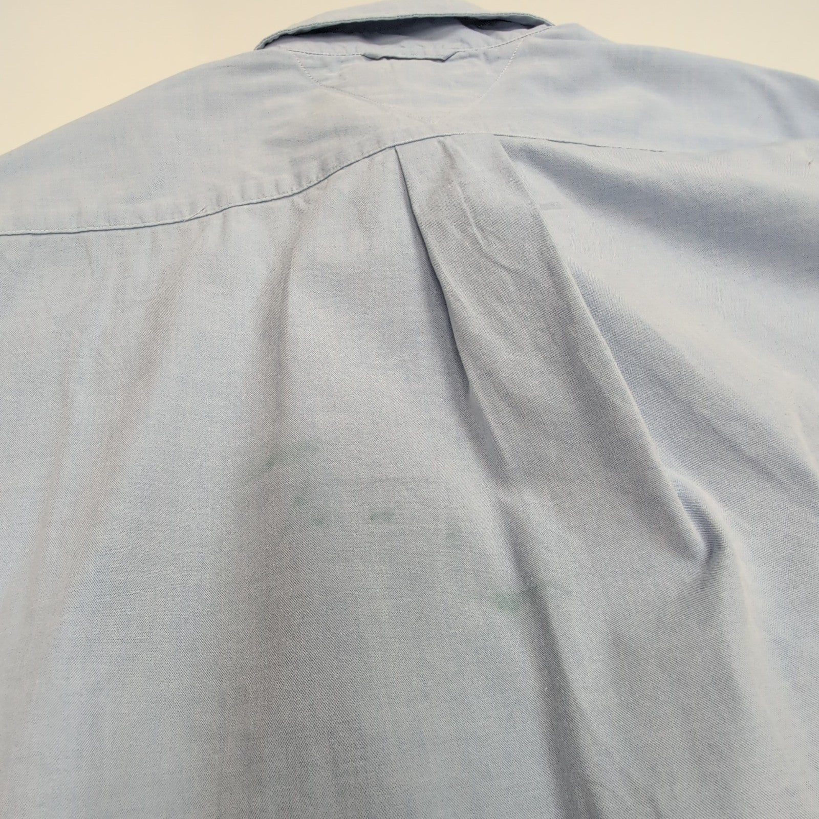 Chemise TOMMY HILFIGER Golf Bleu Clair Manches Longues - Taille L
