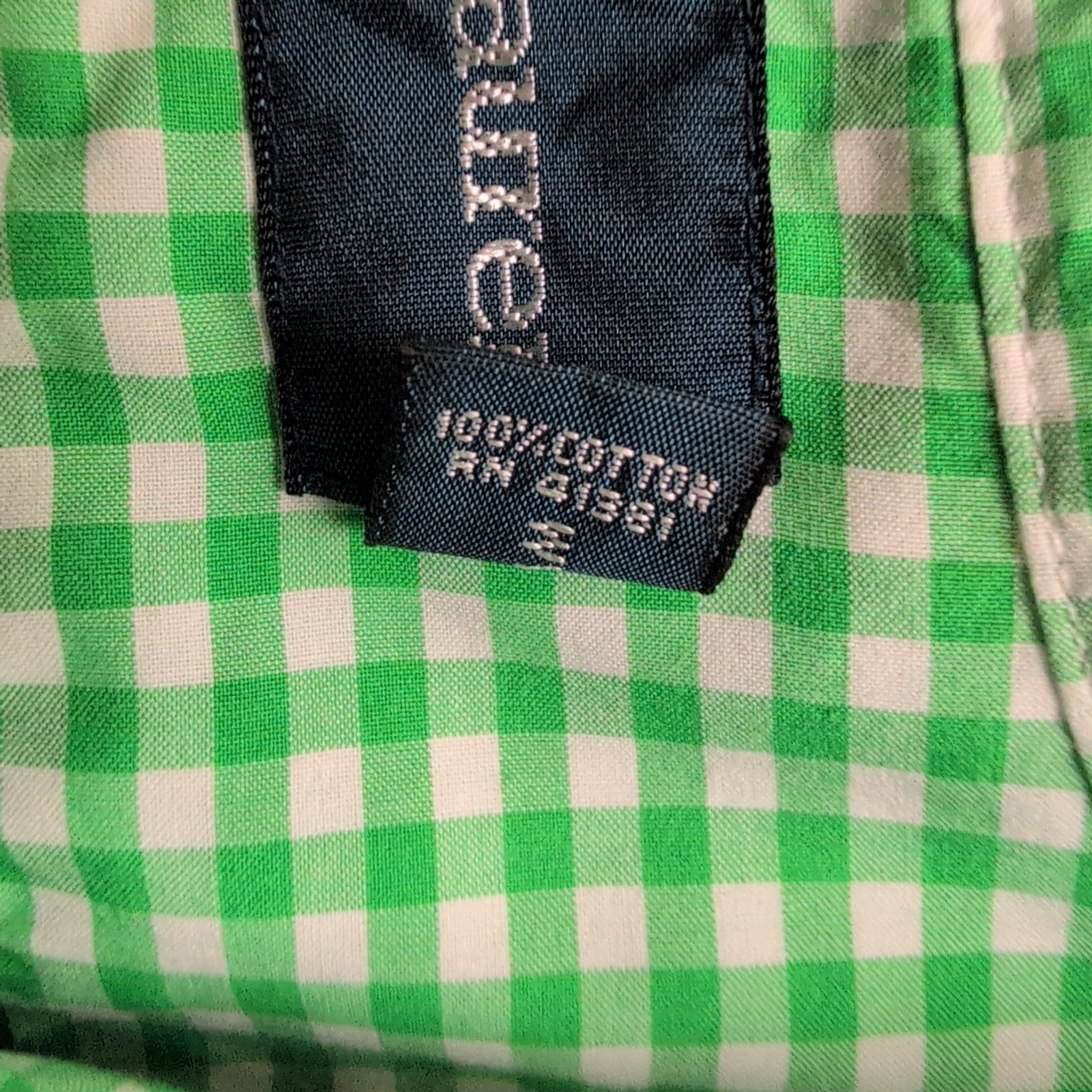 Chemise Ralph Lauren M Verte Carreaux Button Down Shirt 1 poche sans logo