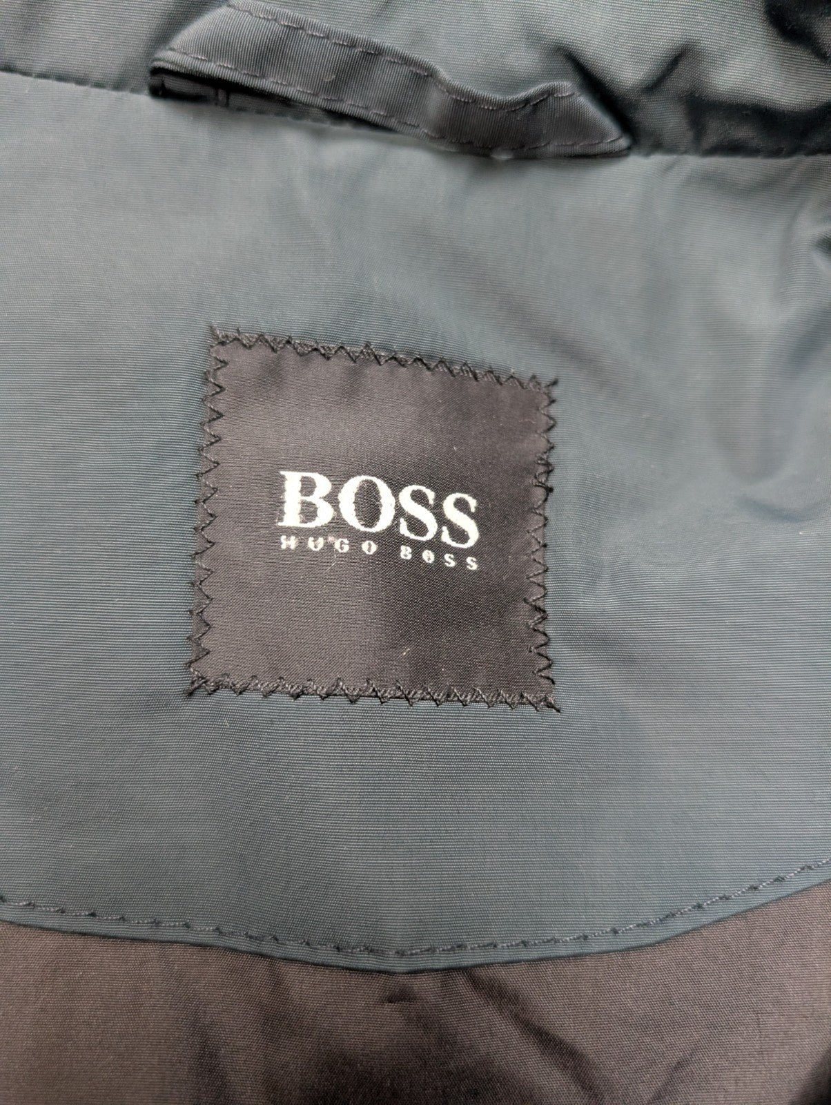 HUGO BOSS Manteau Long Trench Candon M Vert Foncé Nylon Imperméable | 320BSR