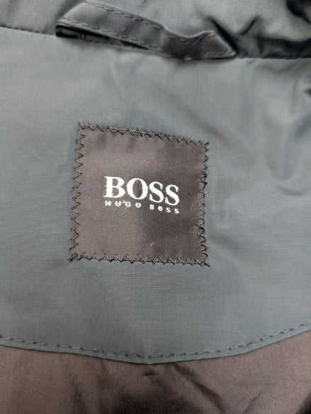 HUGO BOSS Manteau Long Trench Candon M Vert Foncé Nylon Imperméable | 320BSR