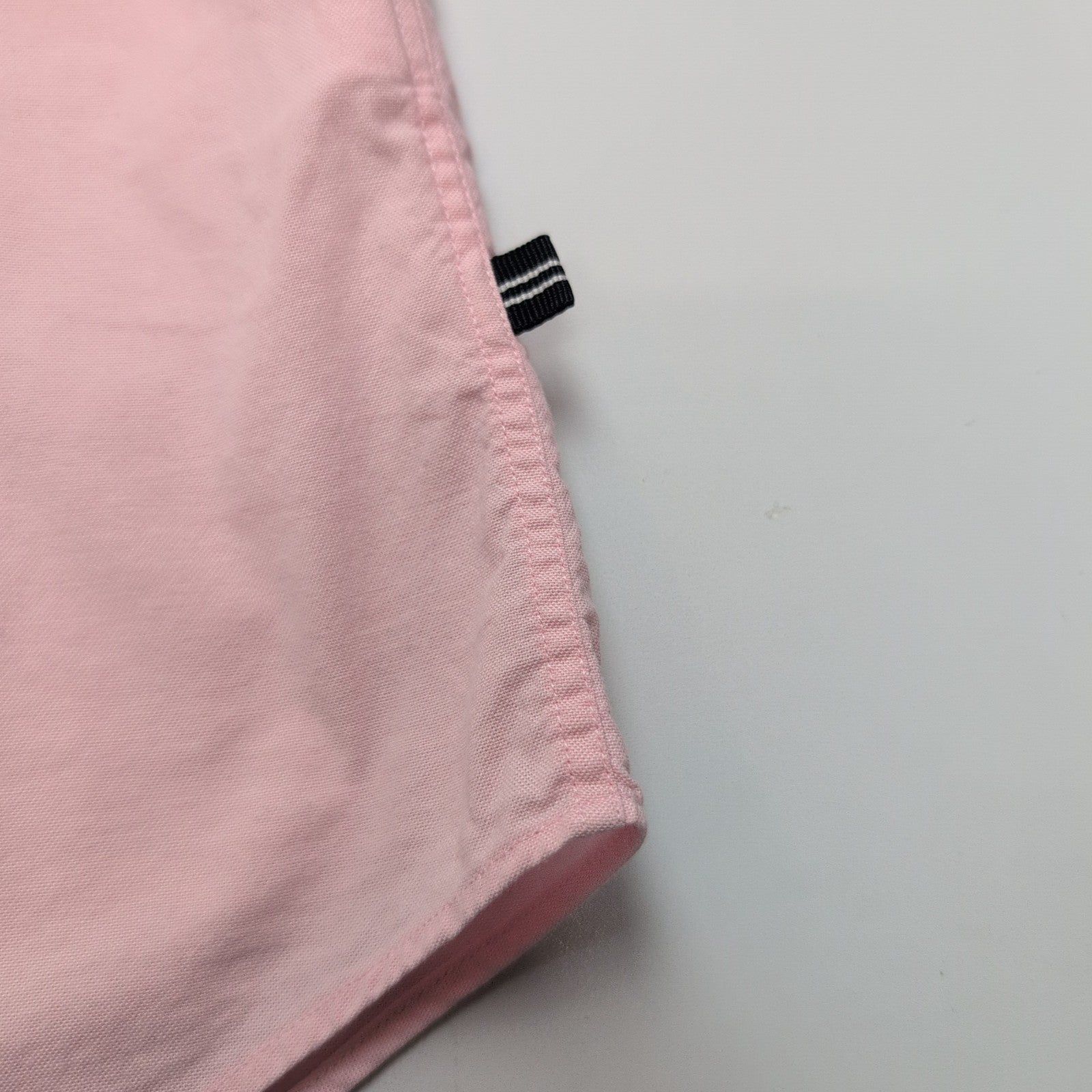 Chemise Nautica Classic Fit L Rose Pâle Stretch Logo Coton manches longues