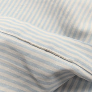 Chemise BURBERRY L bleu à rayures logo brodé 100% coton excellent état