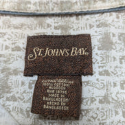 Chemise hawaïenne St John's Bay manches courtes taille XL #636 hawaienne