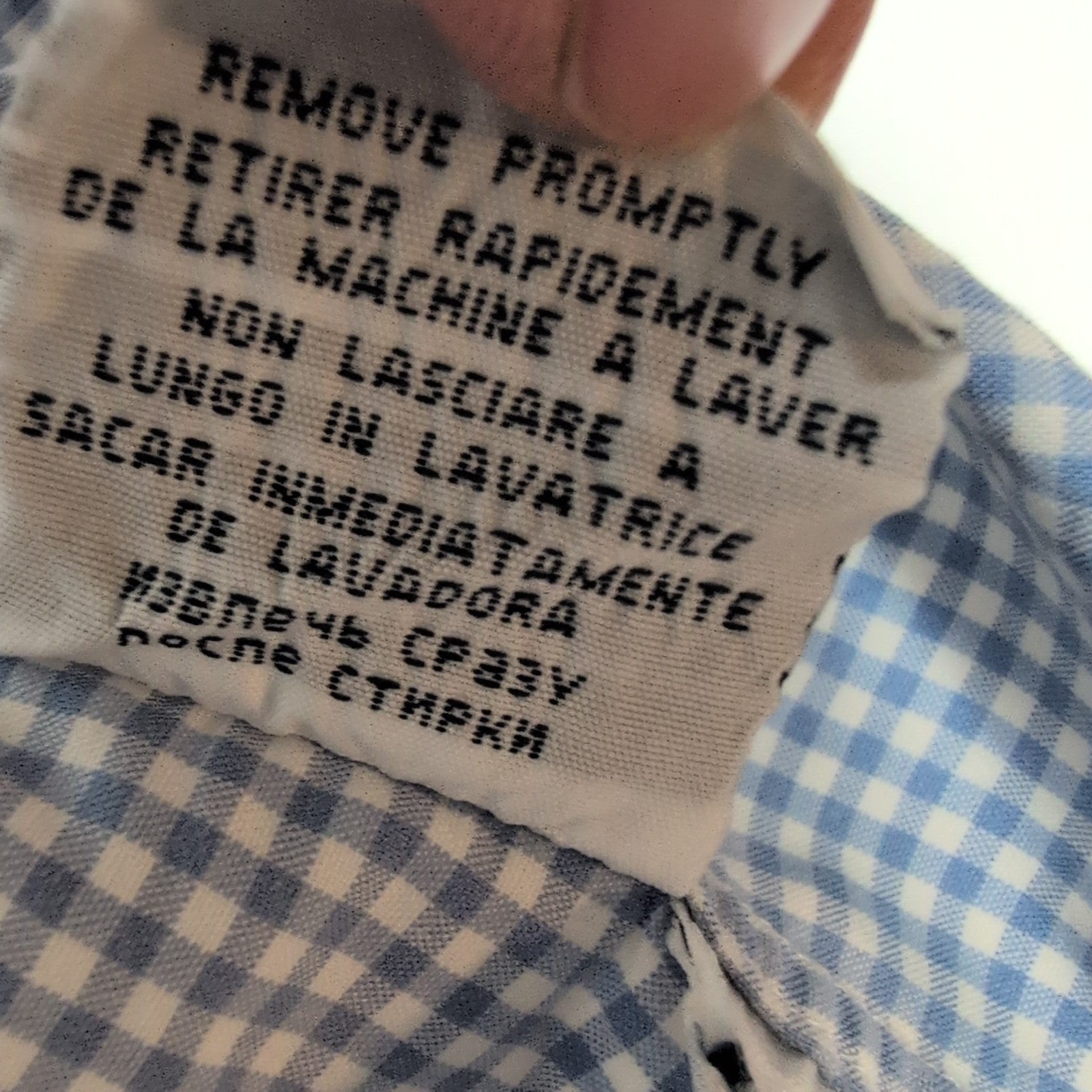 Chemise Polo Ralph Lauren Classic Fit XL Bleu Carreaux Manches Longues