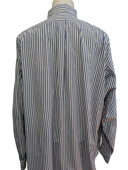 Chemise Ralph Lauren Golf Tilden XXL 3XL Rayures Bleues Shirt Button Down