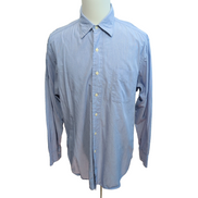 Chemise Polo Ralph Lauren Andrew XL Bleu Clair Poche Sans Logo manches longues