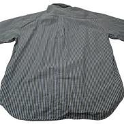 Chemise manches courtes Dockers à carreaux bleu taille XL #190msch