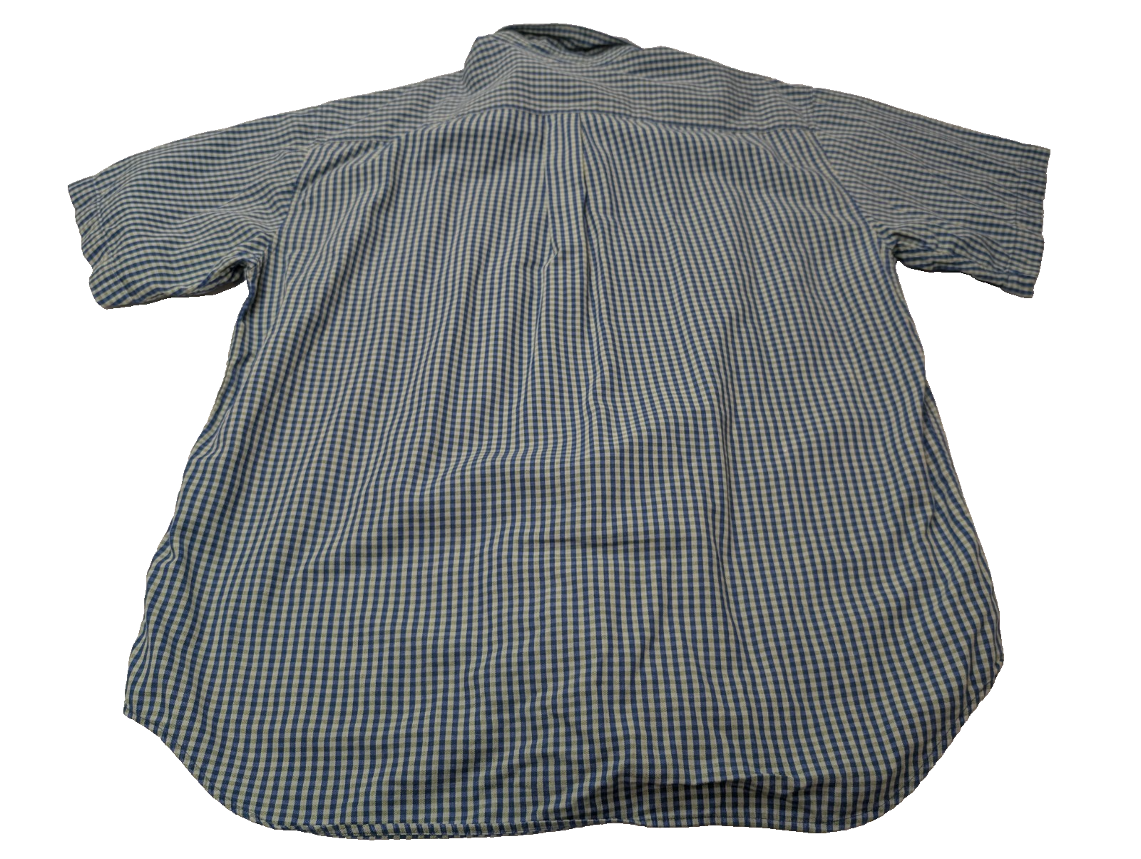 Chemise manches courtes Dockers à carreaux bleu taille XL #190msch