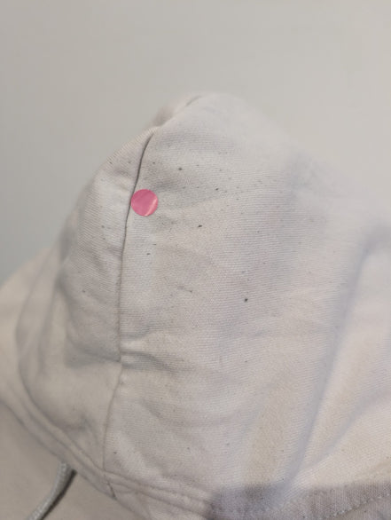 The North Face Sweat à Capuche Blanc - Logo Noir Frontal - Taille M Femme