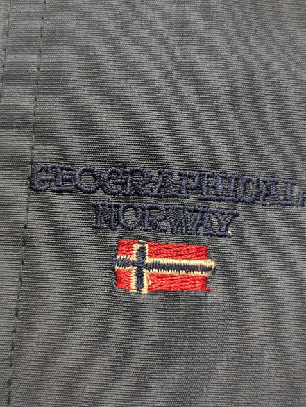 Manteau Imperméable Geographical Norway Bleu Marine Taille S (12 ans) Parka 🧥