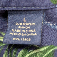 Chemise hawaïenne cocktail Caribbean Joe manches courtes taille L