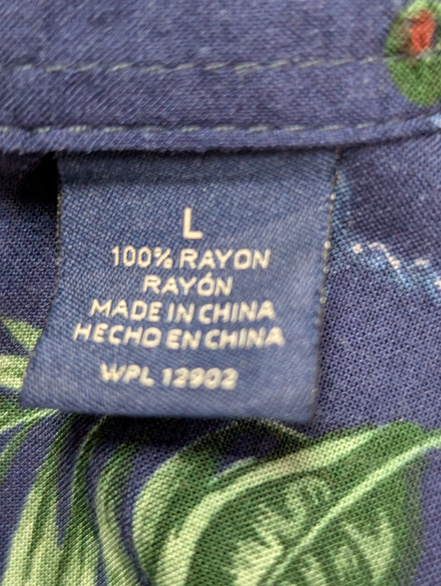 Chemise hawaïenne cocktail Caribbean Joe manches courtes taille L
