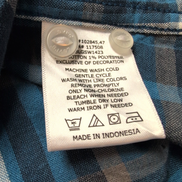 Chemise LEVI'S Homme XL Bleue et Blanche à Carreaux manches courtes