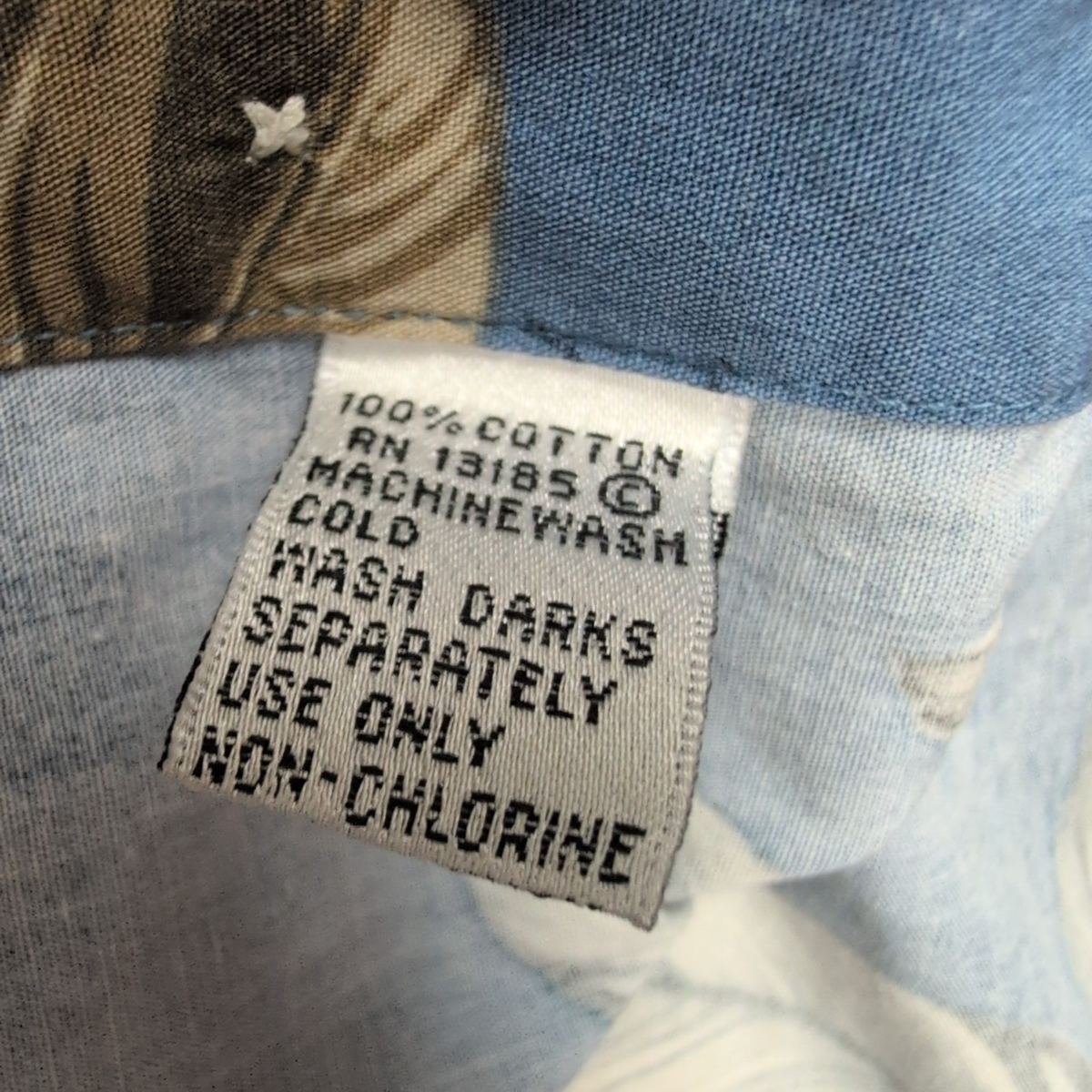 Chemise Hawaïenne Pierre Cardin XXL Coton Made in Korea Vintage Bleu