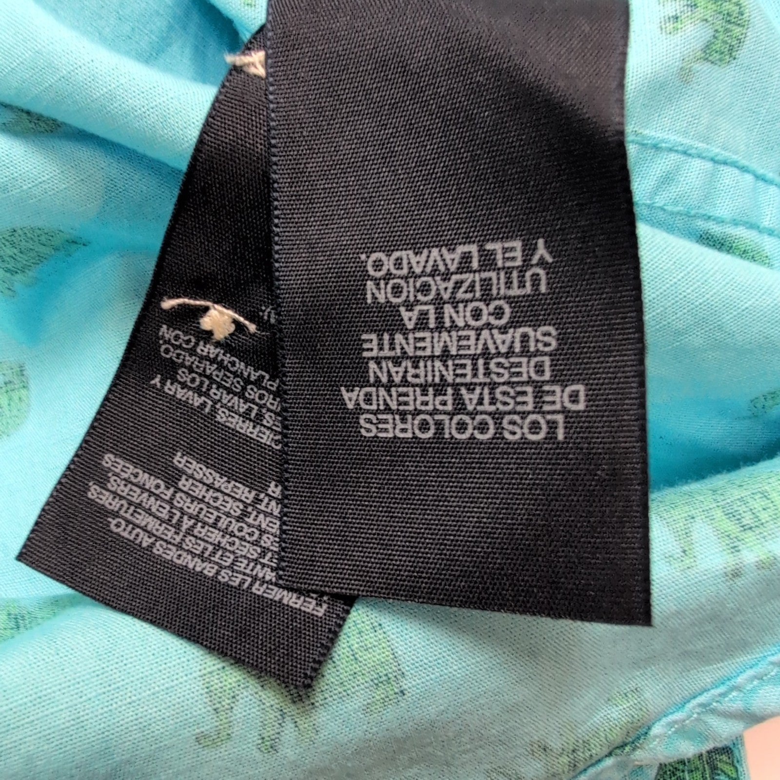 Chemise Tommy Hilfiger Slim Fit Bleue Motifs Éléphants - Taille S