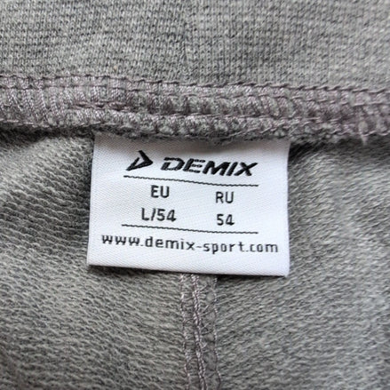Short Homme L Demix Gris Sport Coton Stretch Neuf avec Étiquette