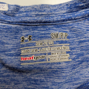 T-shirt de Sport Under Armour HeatGear Femme Bleu & Gris Taille S