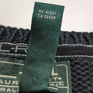 Pull femme Lauren Ralph Lauren L gris anthracite col rond coudières L-RL