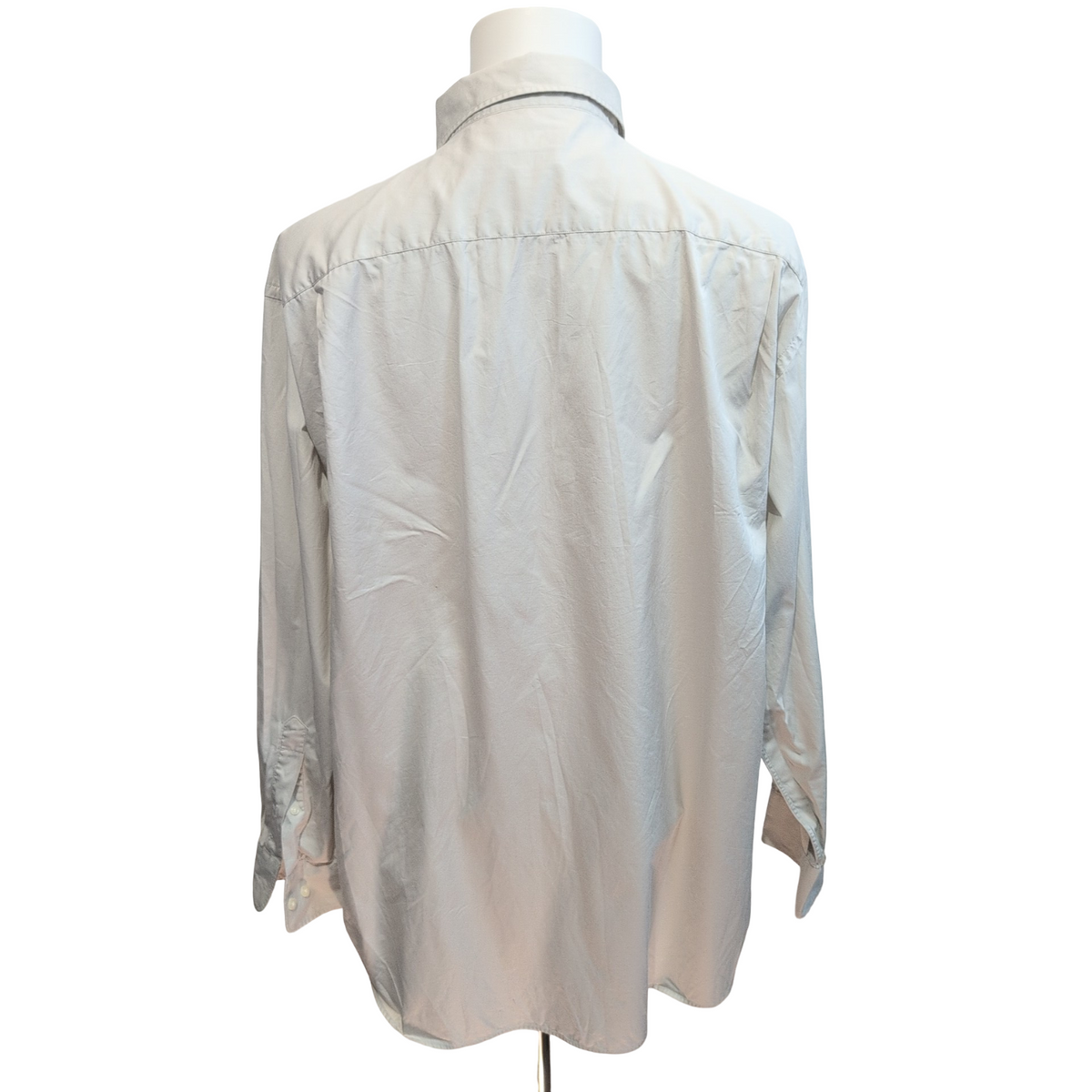 Chemise Nautica XL XXL Crème 100's Coton Hong Kong Poche Unie manches longues