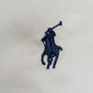 Ralph Lauren Chemise Classic Fit S/M Blanche Logo Bleu Marine