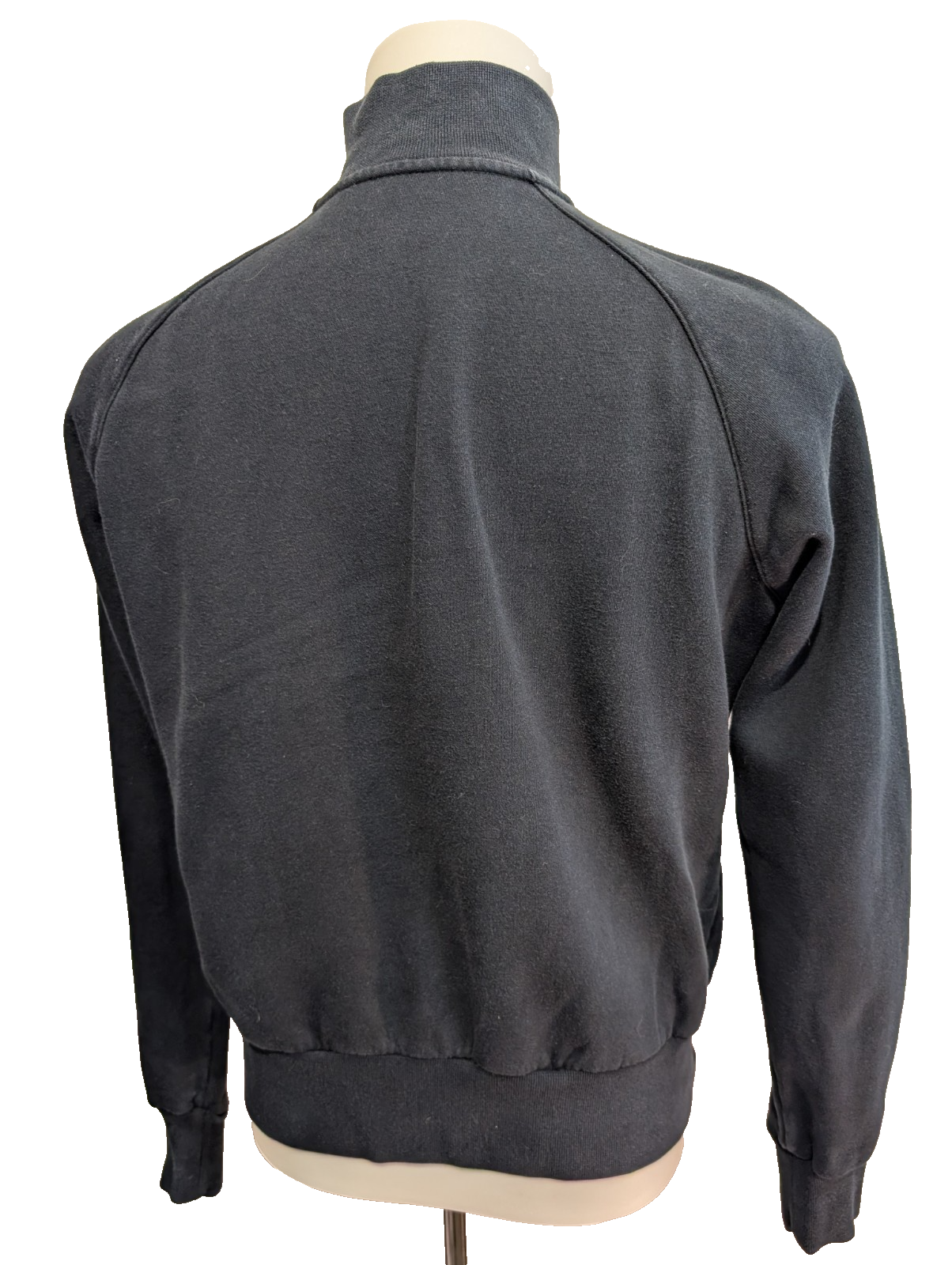 Sweat Nike Col Zippé Noir Logo Brodé Poche Kangourou - Taille L (M)