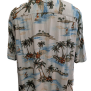 Chemise Hawaïenne Batik Bay Easy Care - Motif Tropical & Poissons - XL