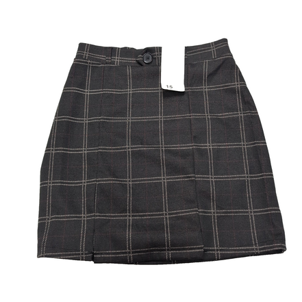 Mini Jupe Femme XS Terranova Noire Stretch Neuve avec Étiquette