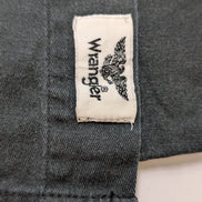 Chemise manches courtes Wrangler noir uni 2 poches taille L Homme