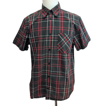 Chemise Carhartt Manches Courtes Rouge et Noir à carreaux - Taille XL