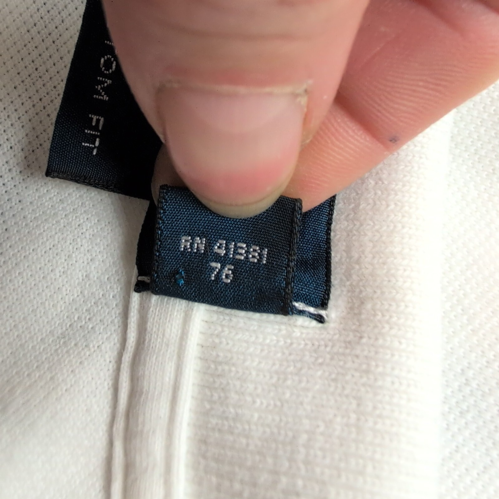 Polo Ralph Lauren Homme XL Blanc Rayures Lilas Logo Vert Polo Manches Courtes