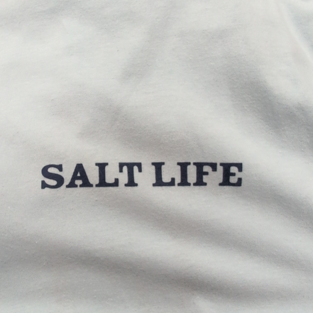 T-shirt Salt Life Bleu Clair Manches Longues Coton Taille L Surf Neuf étiquette