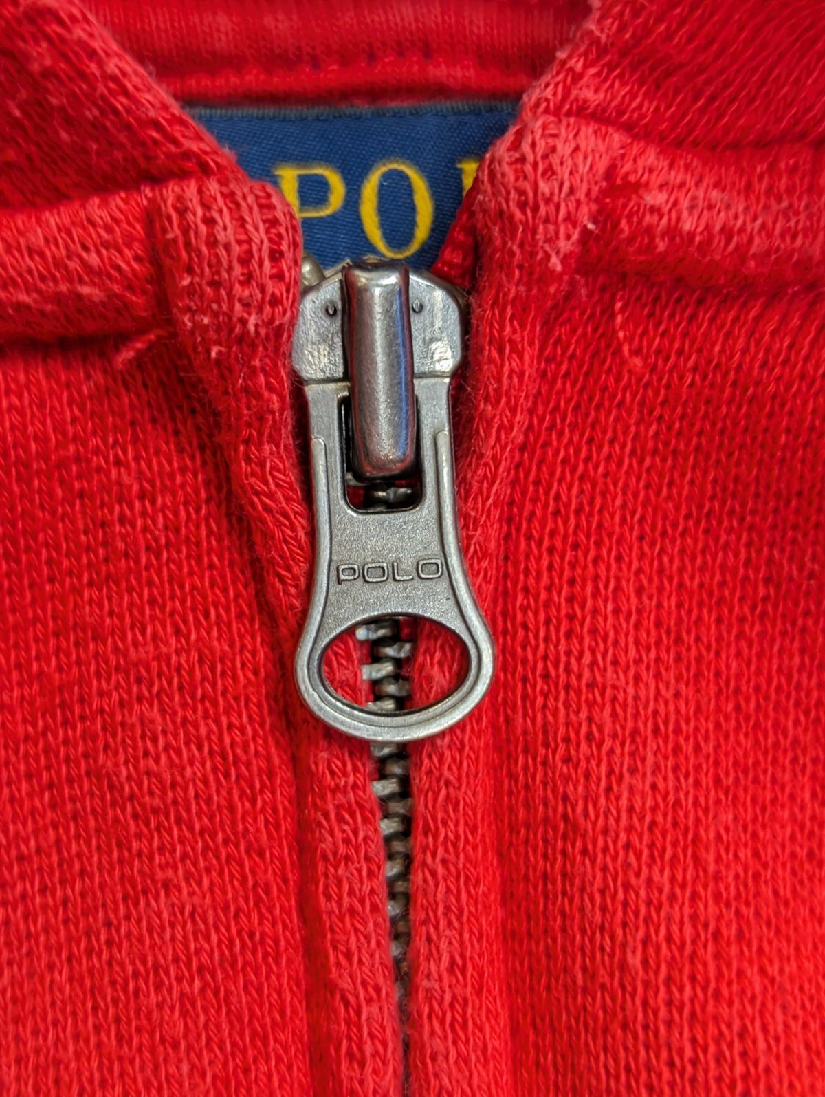 Veste à capuche Polo Ralph Lauren rouge Polo 67 flocage vintage S