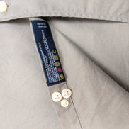 Chemise Nautica Vintage Oxford L Kaki Uni Poche Logo Marron manches longues