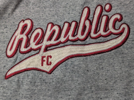Sweat Femme Campus Crew Republic Football Club FC Sport Vintage Gris Taille S