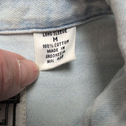 Chemise en jean Levi's bleu clair modèle rare à surcoutures Taille M