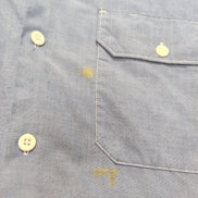 Chemise Dickies M Bleu Workwear Manches Courtes 2 Poches Logo Brodé